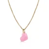 Sale CURVY Collana con cuore in resina colorato Collane