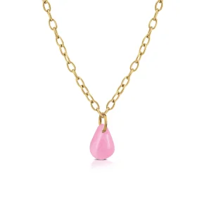Hot CURVY Collana con goccia in resina colorata Collane