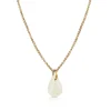 Best CURVY Collana con goccia in resina colorata Collane