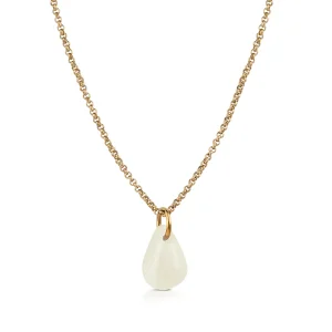 Best CURVY Collana con goccia in resina colorata Collane