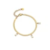 New FABLE CRYSTAL bracciale con pietre pendenti Bracciali