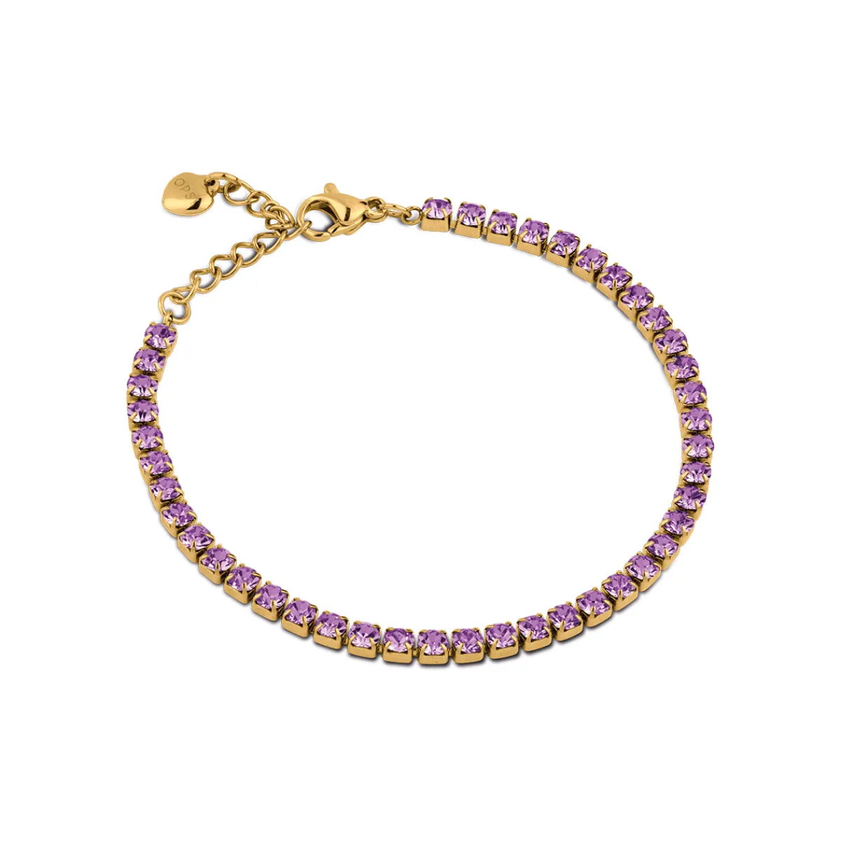 glimmer_bracciale_tennis__0.webp Online GLIMMER bracciale tennis con pietre colorate 3 mm Bracciali