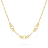 Fashion GRACE collana con maglie tonde diamantate Collane