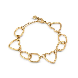 Sale LOVELY Bracciale con catena cuore Bracciali