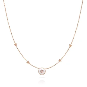 Fashion PEARL COIN collana ciondolo stella pave’ Collane
