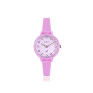 New PRECIOUS ROUND orologio con cinturino in silicone Silicone