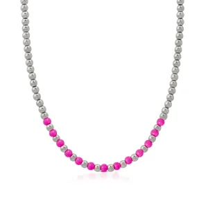 Discount SANDY collana silver con smalto colorato Collane