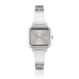 Clearance SQUARED FASHION orologio in acciaio Metallo Color Argento | Metallo Color Oro Rosa